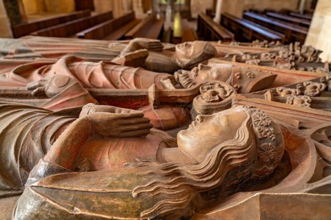 Sarcophagus of St Severus in the Church of St Severus in Erfurt, Thuringia, Germany