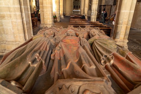 Sarcophagus of St Severus in the Church of St Severus in Erfurt, Thuringia, Germany
