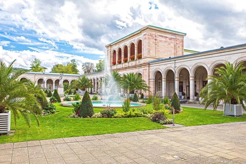 Bavarian State Spa and Spa Garden in Bad Kissingen, Bavaria, Germany