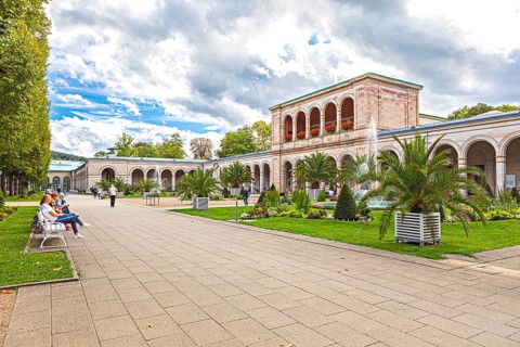 Bavarian State Spa and Spa Garden in Bad Kissingen, Bavaria, Germany