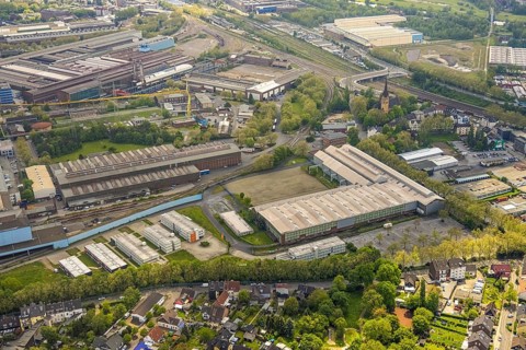 Aerial photograph, HSPV North Rhine-Westphalia, University of Applied Sciences for Police and