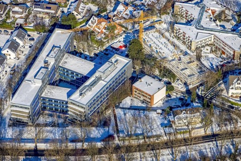 Aerial view, office property Parsevalstraße, Holthausen - Südost, Mülheim an der Ruhr, Ruhr area,