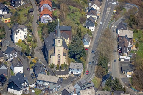 Parish church Maria Himmelfahrt of the parish Heilig Geist, Birken, Mudersbach, Siegerland,