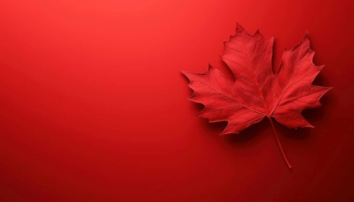 Celebrate Canada Day With A Festive Greeting, Program Invitation, And Happy Wishes Featuring The