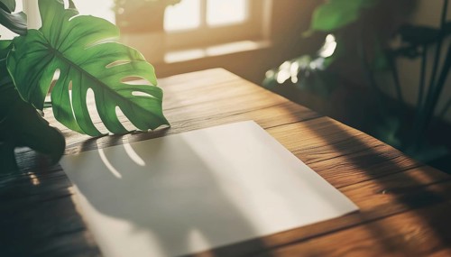 Natural Lighting And Shadow Overlay Effects: Monstera Leaves, Window Frames, And Blurred Shadows On