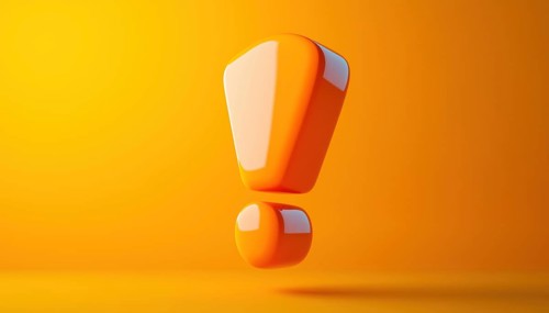 Continuous Exclamation Mark Art: A Stream Of Exclamation Marks Leading To An Exclamation Point, AI