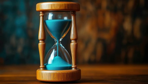 Adorable Hourglass For Keeping Time Or As A Decorative Clock On Display. Perfect Addition To Any