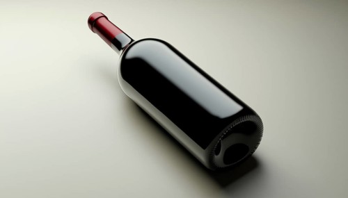 Continuous Flow Of Wine Bottles: A Beautiful And Endless Display Of Wine Bottles In A Never-Ending