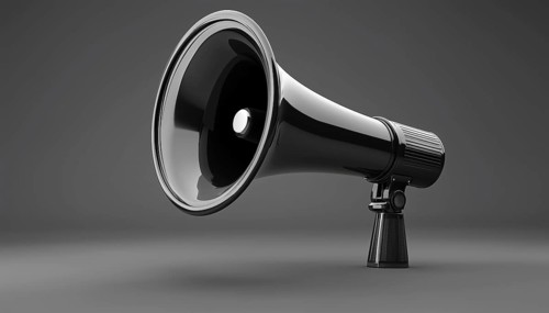 Ways Of Amplifying Marketing Messages: Loudspeaker, Megaphone, And Bullhorn For Advertising And
