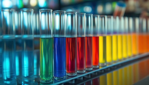 Ph Indicator Chart For Acids And Bases: A Visual Guide To Indicate The Ph Levels Of Substances.