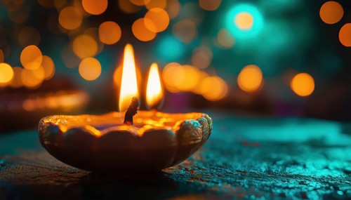 Diwali Lantern: A Symbol Of Light And Celebration During The Festival Of Lights. Brightly Lit