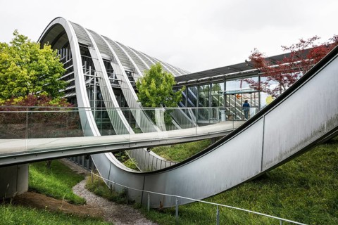 Museum, Paul Klee Centre, architect Renzo Piano, Bern, Canton of Bern, Switzerland