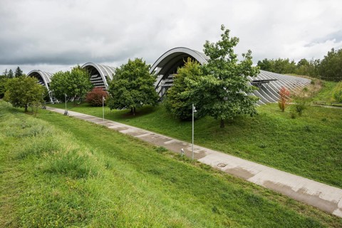 Museum, Paul Klee Centre, architect Renzo Piano, Bern, Canton of Bern, Switzerland