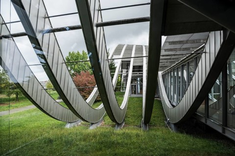 Museum, Paul Klee Centre, architect Renzo Piano, Bern, Canton of Bern, Switzerland
