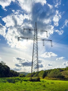 Large tall overhead line mast High-voltage mast Electricity mast Support mast Suspension of