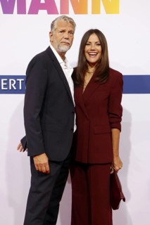 Kai Wiesinger and Bettina Zimmermann arriving at the Bertelsmann Summer Party 2025 at the