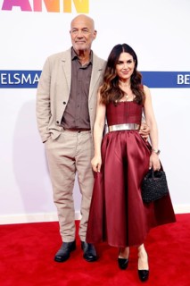 Heiner and Viktoria Lauterbach arriving at the Bertelsmann Summer Party 2025 at the Bertelsmann