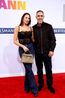 Bushido and his woman Anna-Maria Ferchichi arriving at the Bertelsmann Summer Party 2025 at the