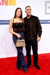 Bushido and his woman Anna-Maria Ferchichi arriving at the Bertelsmann Summer Party 2025 at the