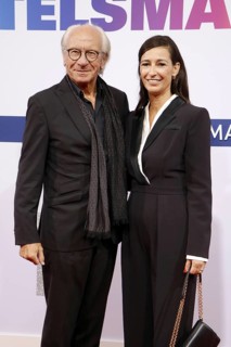 Wolf Baür and Pinar Atalay arriving at the Bertelsmann Summer Party 2025 at the Bertelsmann