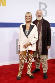Diana Körner and Ronald Renner arriving at the Bertelsmann Summer Party 2025 at the Bertelsmann
