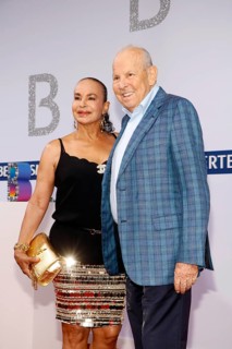Wilfried and Jochi Sauerland arriving at the Bertelsmann Summer Party 2025 at the Bertelsmann