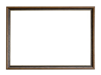 Nostalgic picture frame in white back