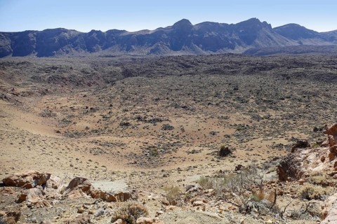 Scenery around Minas de San Jose at Teide National Park in Tenerife, Canary Islands, Spain