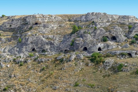 Impression around Matera in the region of Basilicata in Southern Italy