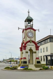 The Hokitika Clock Tower in Hokitika in New Zealand