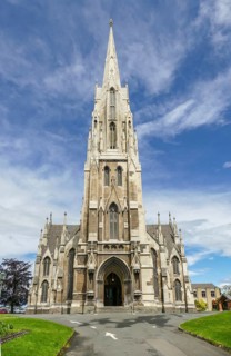 First Church of Otago in Dunedin at the South Island of New Zealand
