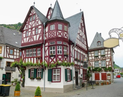 Impression of Bacharach at the Middle Rhine in Germany