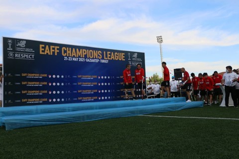 Football for the disabled amputees. The final match of amputee football between Sahinbey Belediye