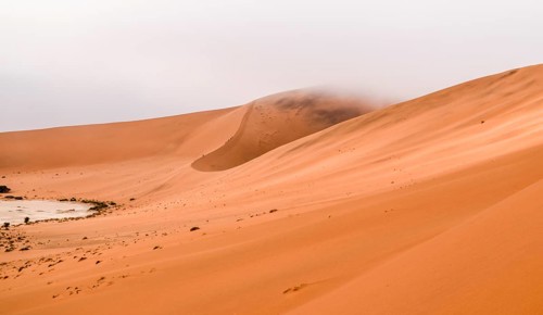 Namib desert scenery around the Sossusvlei area in Namibia