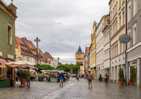 Impression of Straubing in the Bavarian Forest in southern Germany