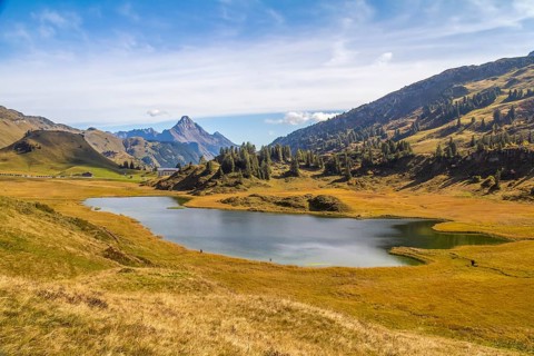 The Kalbelesee near Warth in Austria