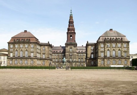 Christiansborg Palace in Copenhagen, the capital city of Denmark