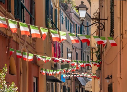 Impression of Imperia, a coastal city in Liguria, Italy