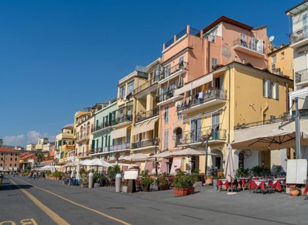 Impression of Imperia, a coastal city in Liguria, Italy