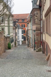 Architectural detail in Fulda, a city in Hesse, Germany