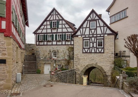 Impression of a idyllic town named Vellberg in Southern Germany
