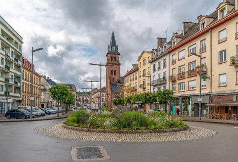 Impression of Saint-Die-des-Vosges, a commune in the Vosges department, Grand Est, northeastern
