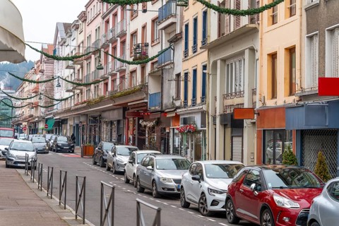 Impression of Epinal, a commune in northeastern France and the prefecture of the Vosges department