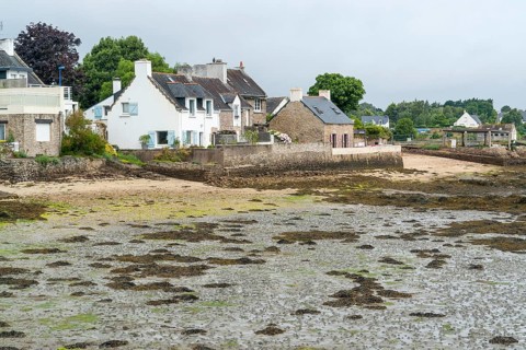 Scenery around Larmor-Baden, a commune in the Morbihan department of Brittany in north-western