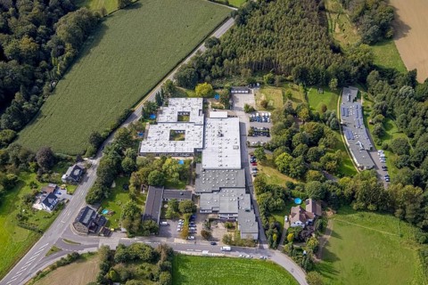 Aerial view, AWO Centre Asbeck and Integration Kindergarten Asbeck in the district Asbeck in