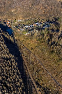 Aerial photograph, LWL-Freilichtmuseum Hagen, Eilpe, Hagen, Ruhr area, North Rhine-Westphalia,
