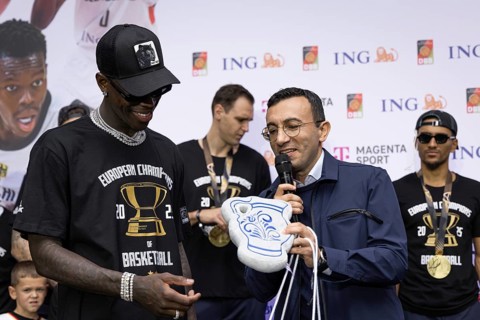 After winning the European Basketball Championship on 14 September 2025 in Riga Latvia with an