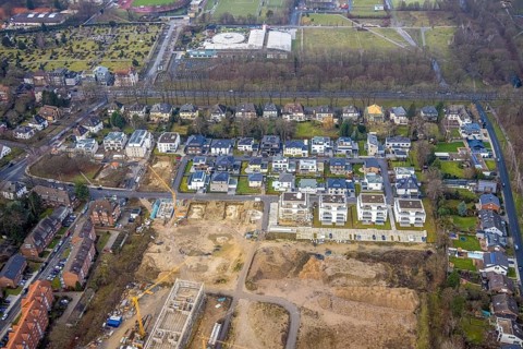 Paracelsuspark development area with innovation centre and new residential buildings, SCI:Q Science