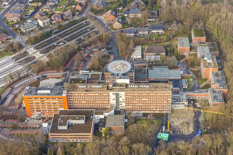 St. Barbara-Klinik Hamm-Heessen in Hamm, Ruhr area, North Rhine-Westphalia, Germany, DE, Europe,