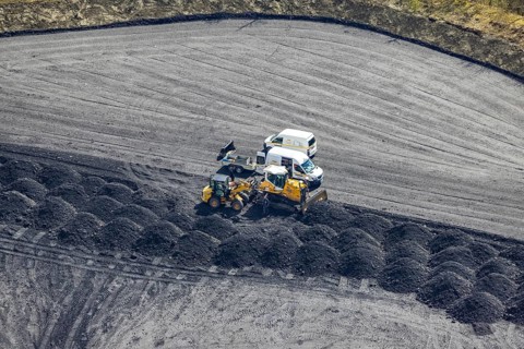 Aerial view, CreativRevier, former Ost Heinrich Robert mine, Herringen, Hamm, Ruhr area, North